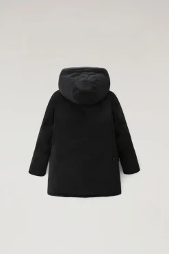 Parka>Woolrich Arctic Parka Da Bambino In Ramar Cloth Black