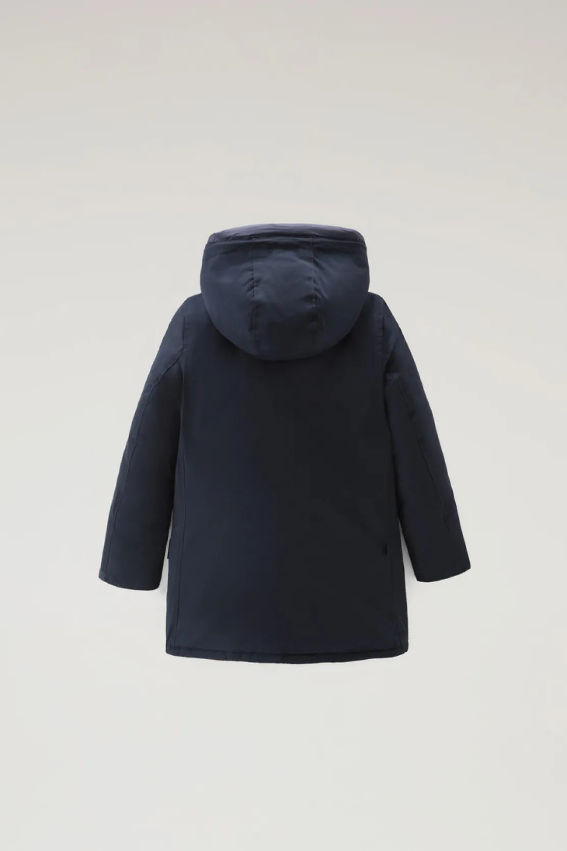 Parka>Woolrich Arctic Parka Da Bambino In Ramar Cloth Melton Blue