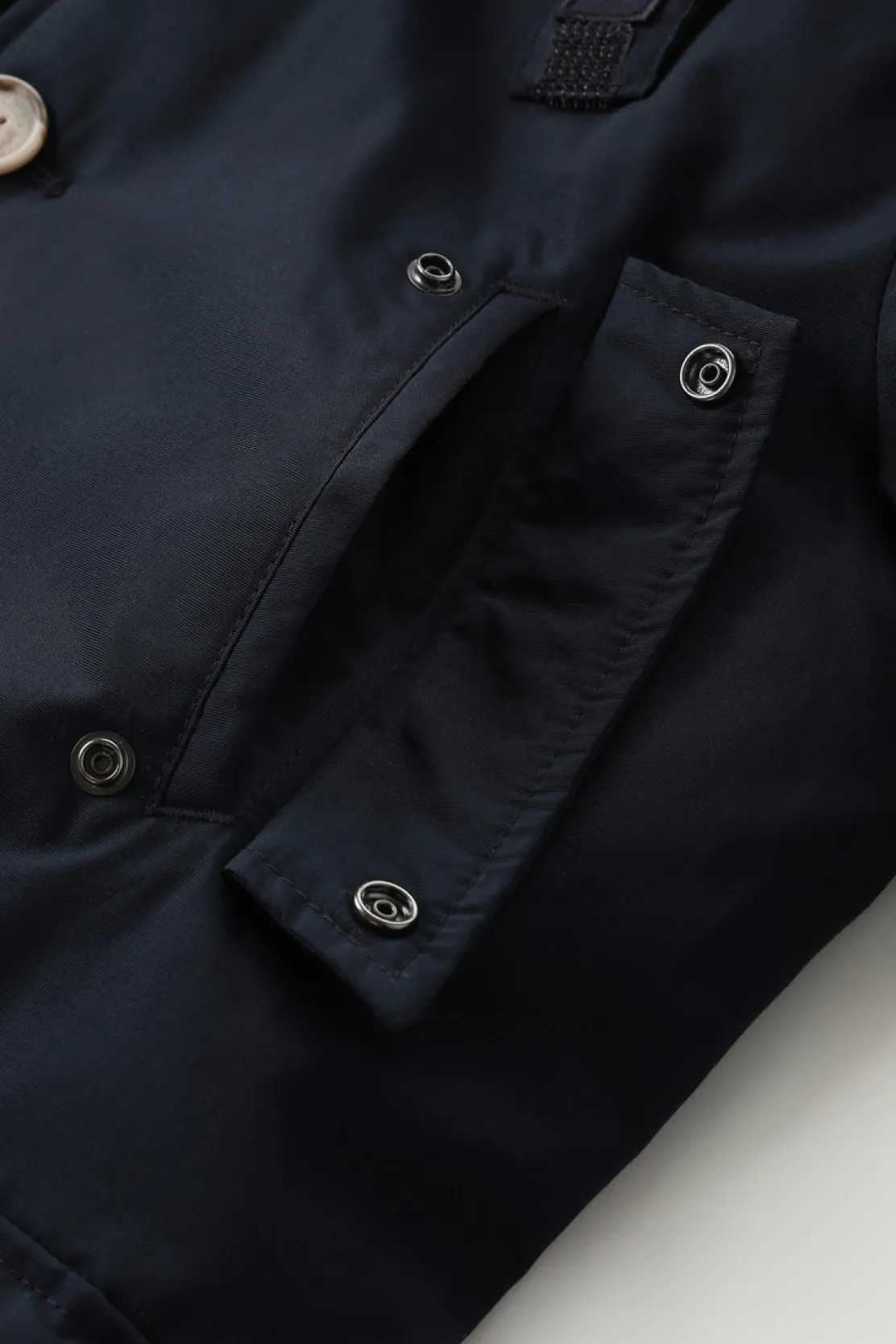 Parka>Woolrich Arctic Parka Da Bambino In Ramar Cloth Melton Blue