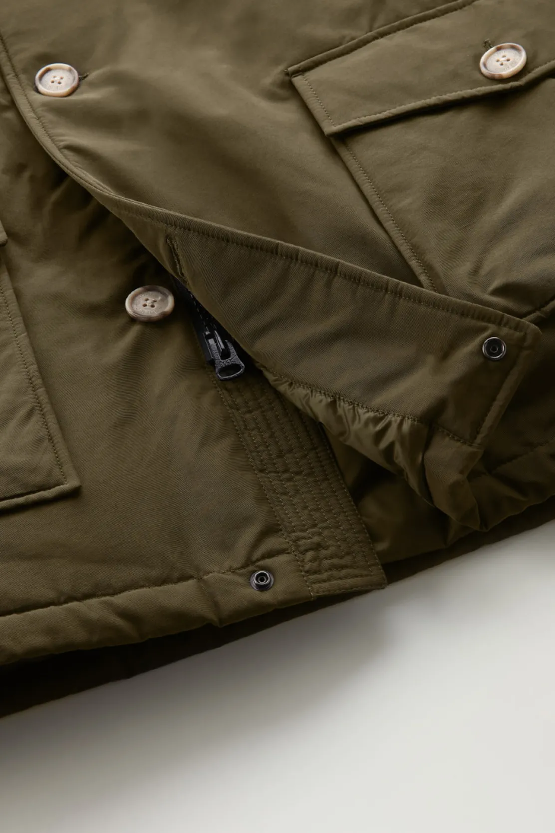 Parka>Woolrich Arctic Parka In Ramar Cloth Dark Green