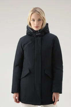 Parka>Woolrich Arctic Parka In Ramar Cloth Dark Navy