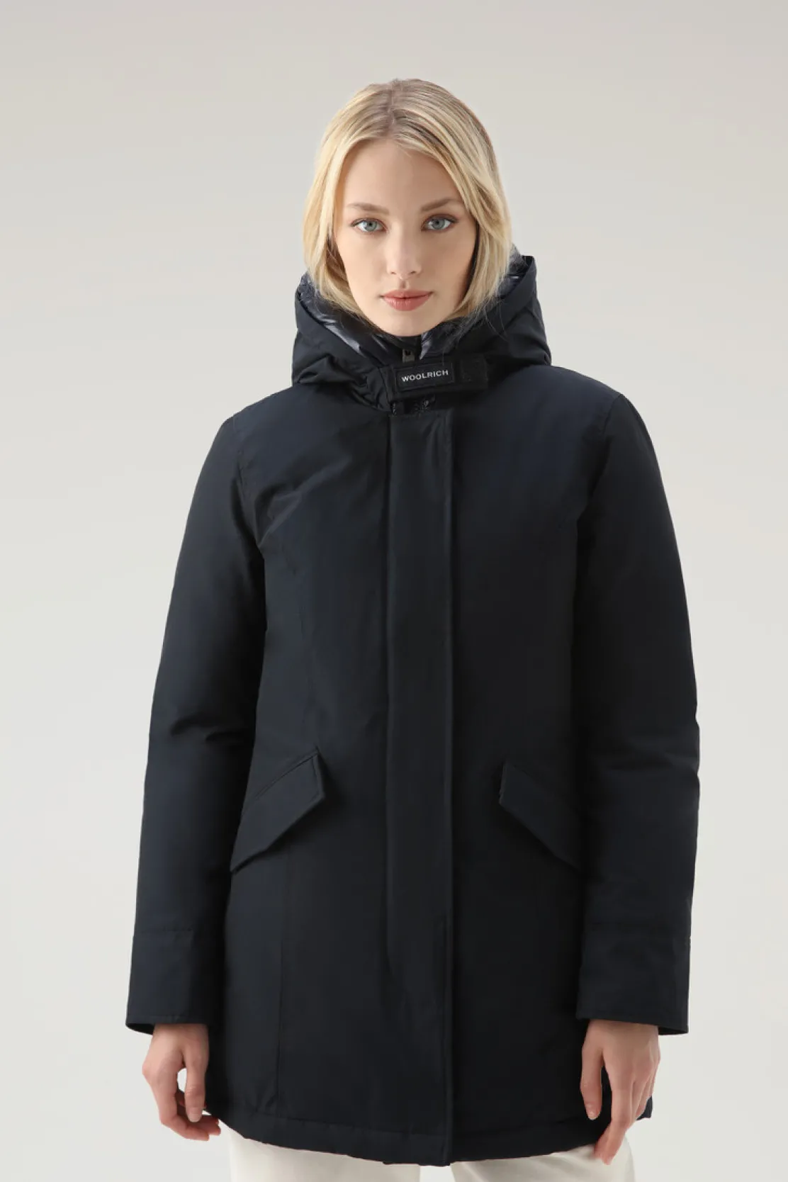 Parka>Woolrich Arctic Parka In Ramar Cloth Dark Navy