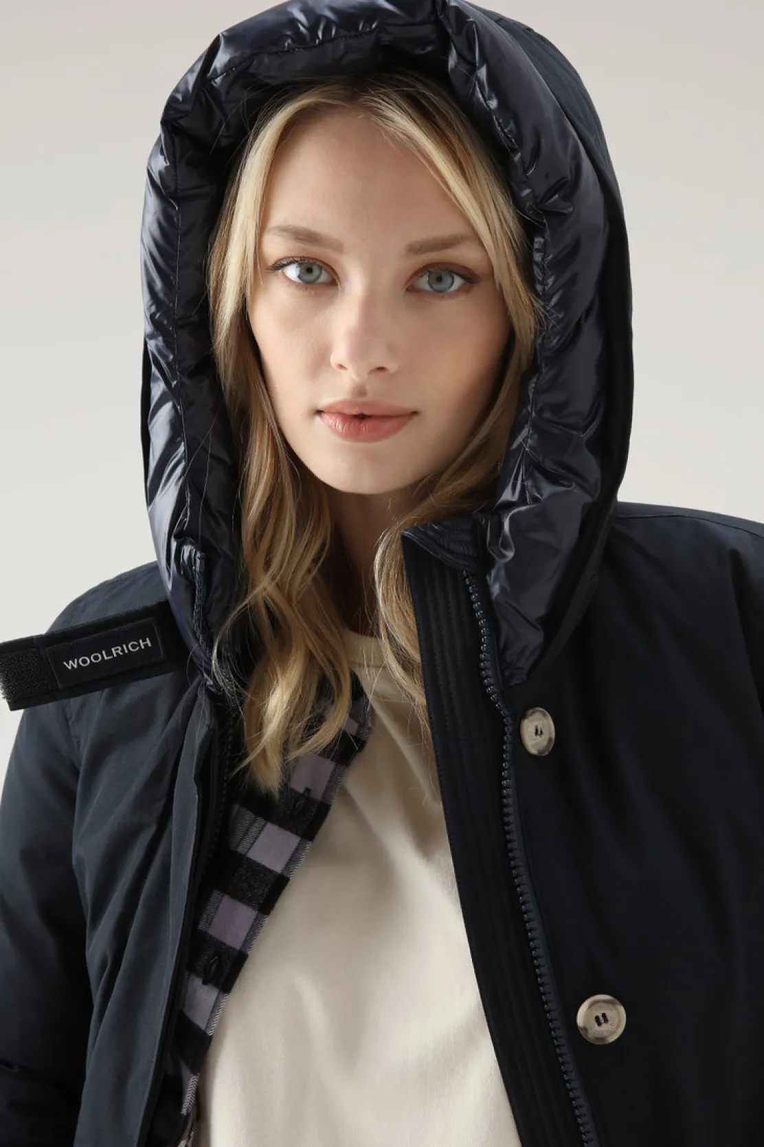 Parka>Woolrich Arctic Parka In Ramar Cloth Dark Navy