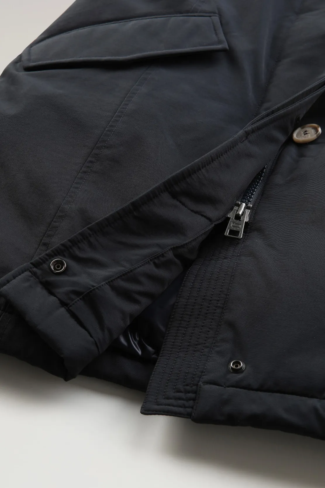 Parka>Woolrich Arctic Parka In Ramar Cloth Dark Navy