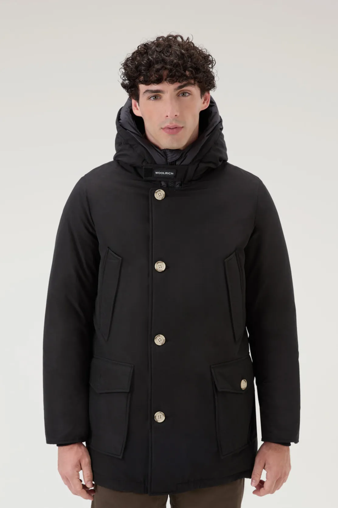 Parka>Woolrich Arctic Parka In Ramar Cloth Black