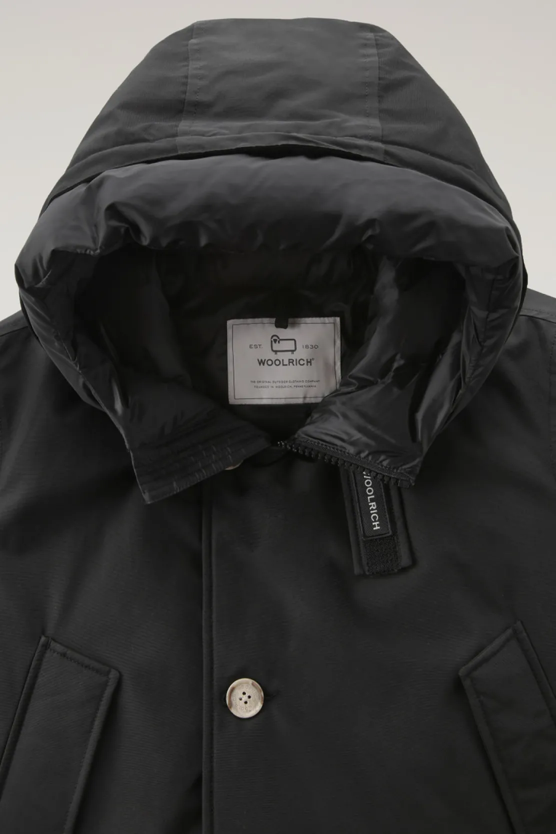 Parka>Woolrich Arctic Parka In Ramar Cloth Black