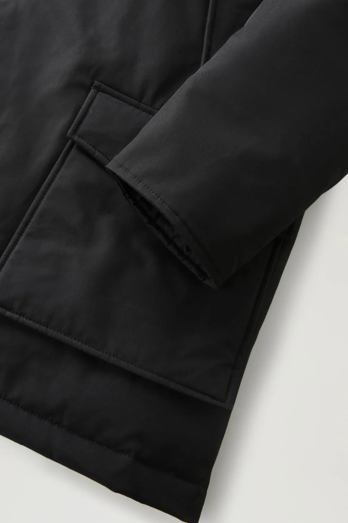 Parka>Woolrich Arctic Parka In Ramar Cloth Black