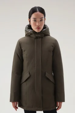 Parka>Woolrich Arctic Parka In Ramar Cloth Dark Green