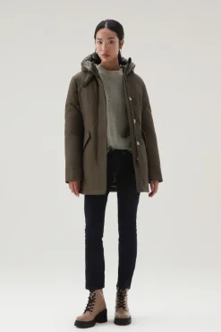 Parka>Woolrich Arctic Parka In Ramar Cloth Dark Green