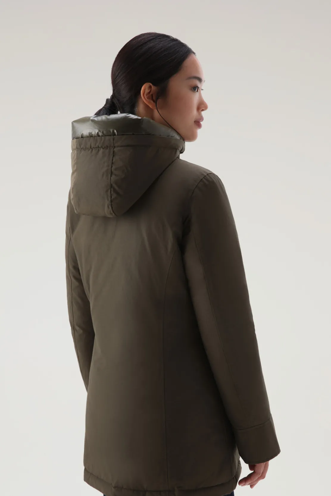 Parka>Woolrich Arctic Parka In Ramar Cloth Dark Green