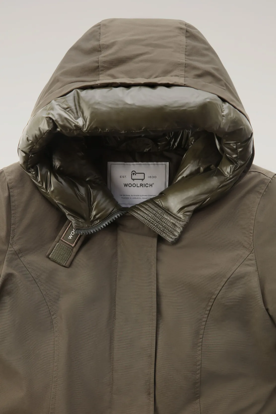 Parka>Woolrich Arctic Parka In Ramar Cloth Dark Green