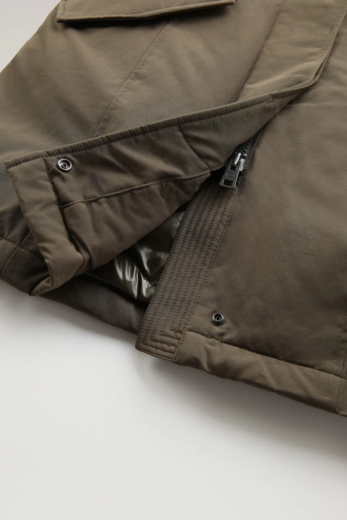 Parka>Woolrich Arctic Parka In Ramar Cloth Dark Green