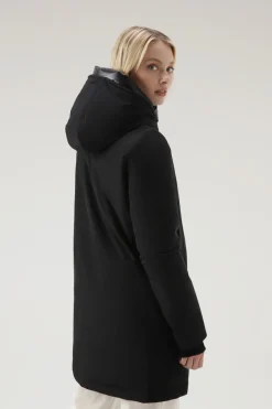Parka>Woolrich Arctic Parka In Ramar Cloth Con Quattro Tasche Black