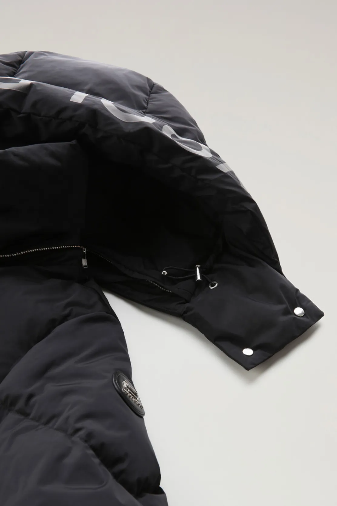 Piumini|Parka>Woolrich Aurora Parka Lungo in Nylon Elasticizzato Black