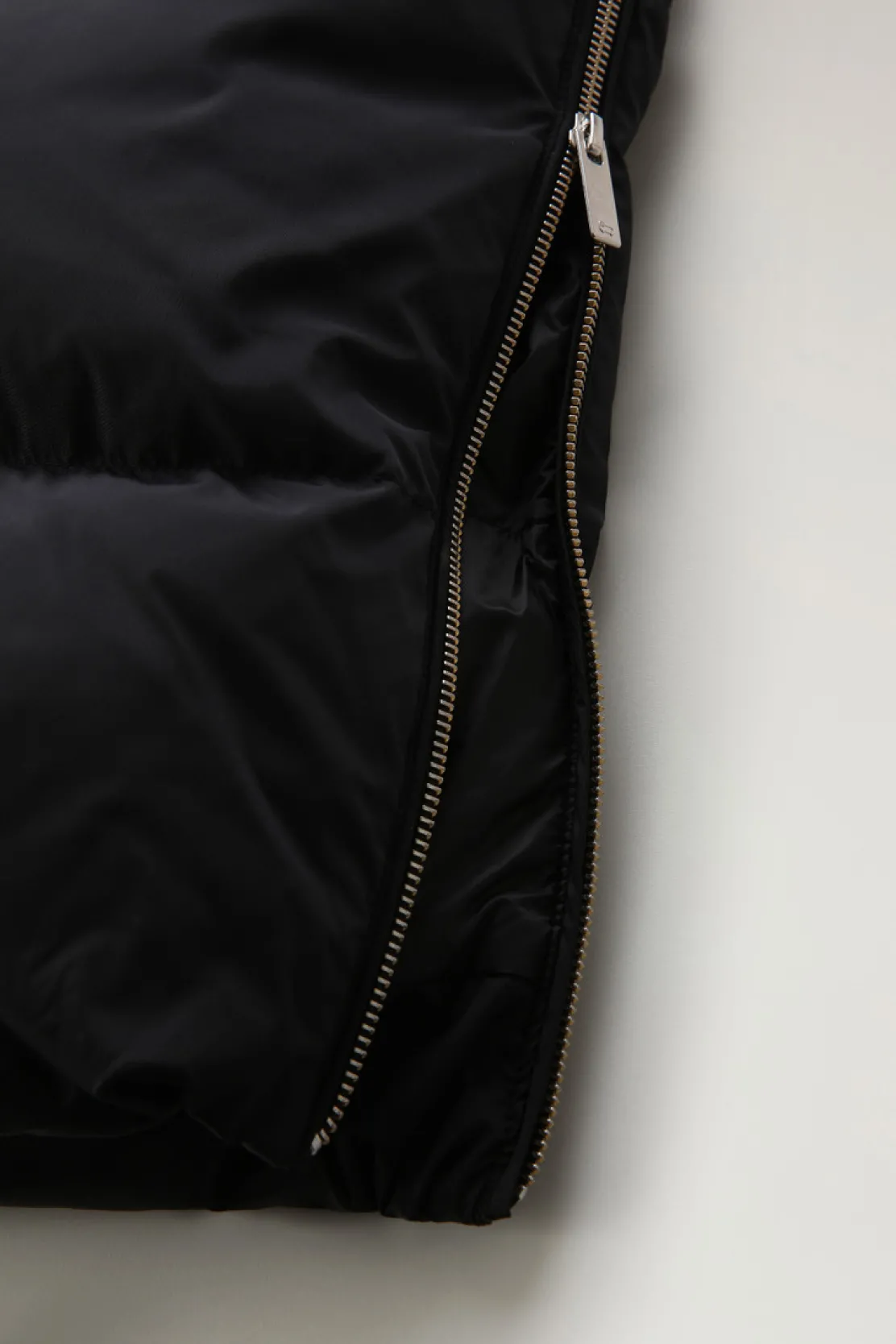 Piumini|Parka>Woolrich Aurora Parka Lungo in Nylon Elasticizzato Black