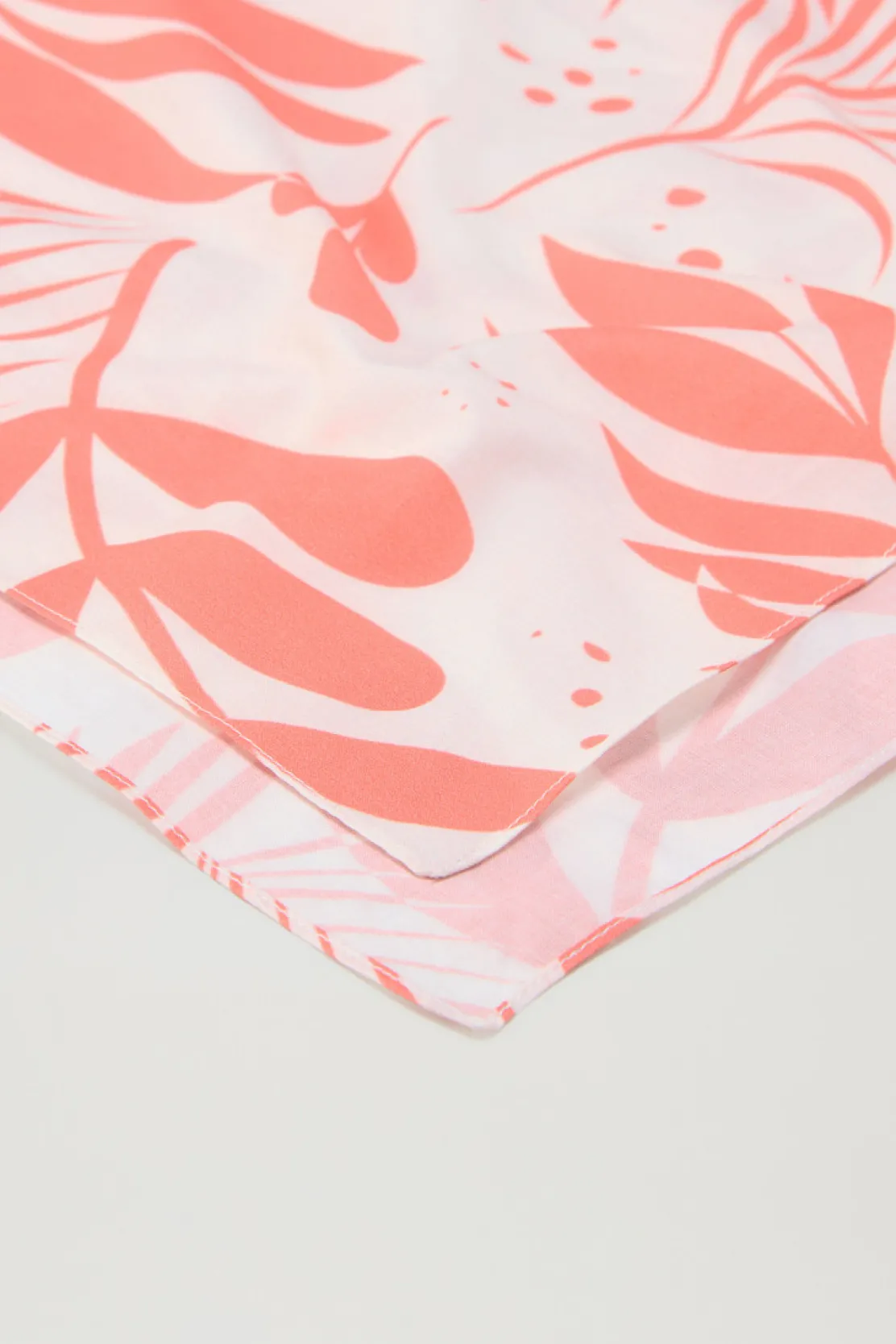 Sciarpe|Sciarpe>Woolrich Bandana In Puro Cotone Con Stampa Tinta In Capo Coral Sand Flower