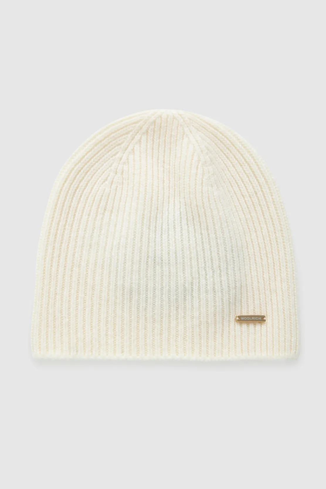 Cappelli>Woolrich Berretto In Puro Cashmere Ivory