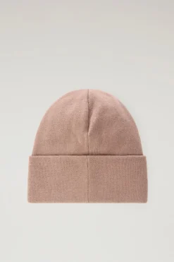 Cappelli e berretti|Cappelli>Woolrich Berretto Unisex In Cotone Misto Lana Brown Taupe