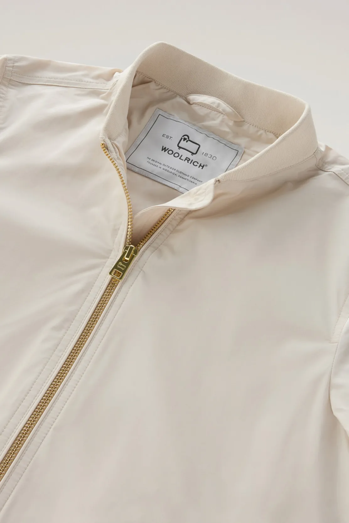 Bomber>Woolrich Bomber Charlotte In Urban Touch Light Oak