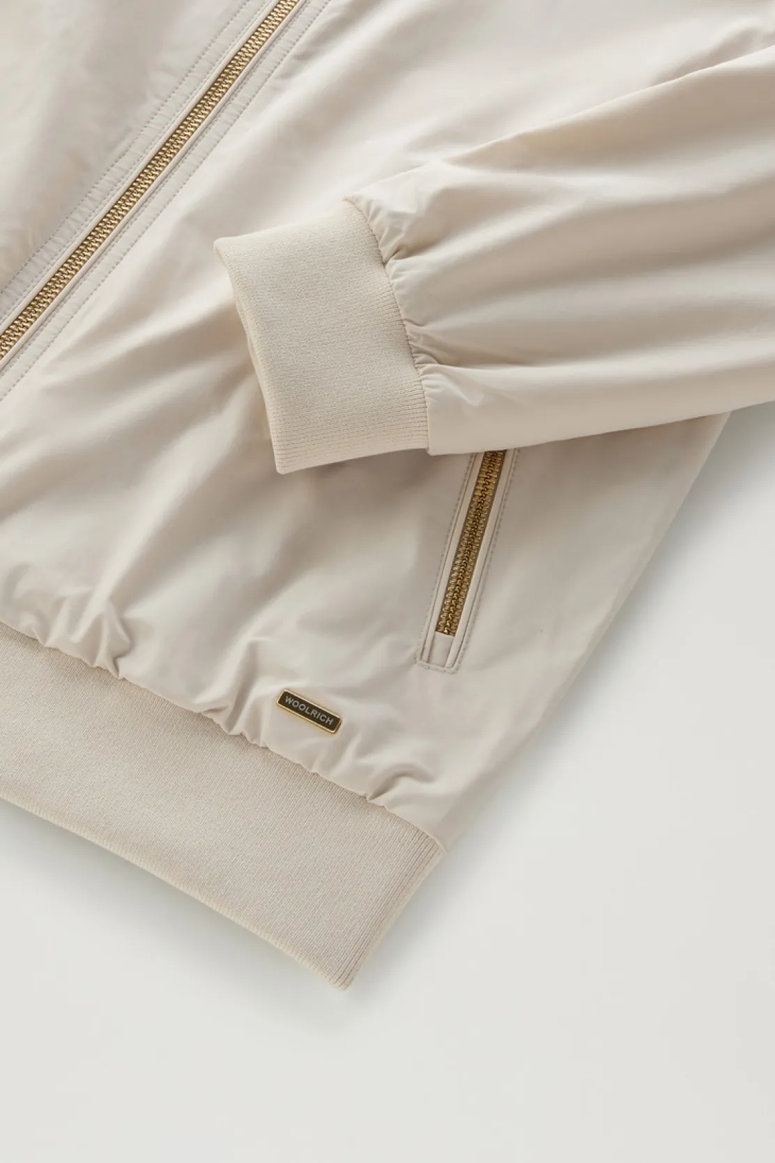 Bomber>Woolrich Bomber Charlotte In Urban Touch Light Oak
