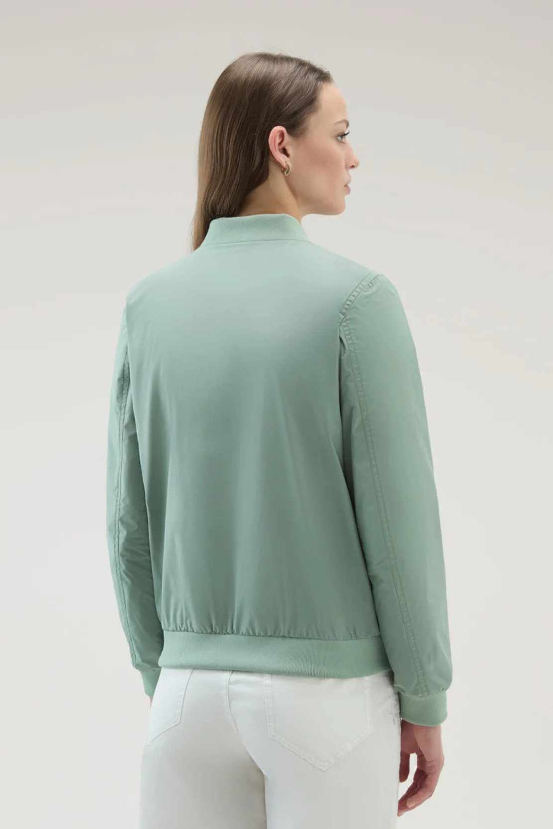 Bomber>Woolrich Bomber Charlotte In Urban Touch Sage