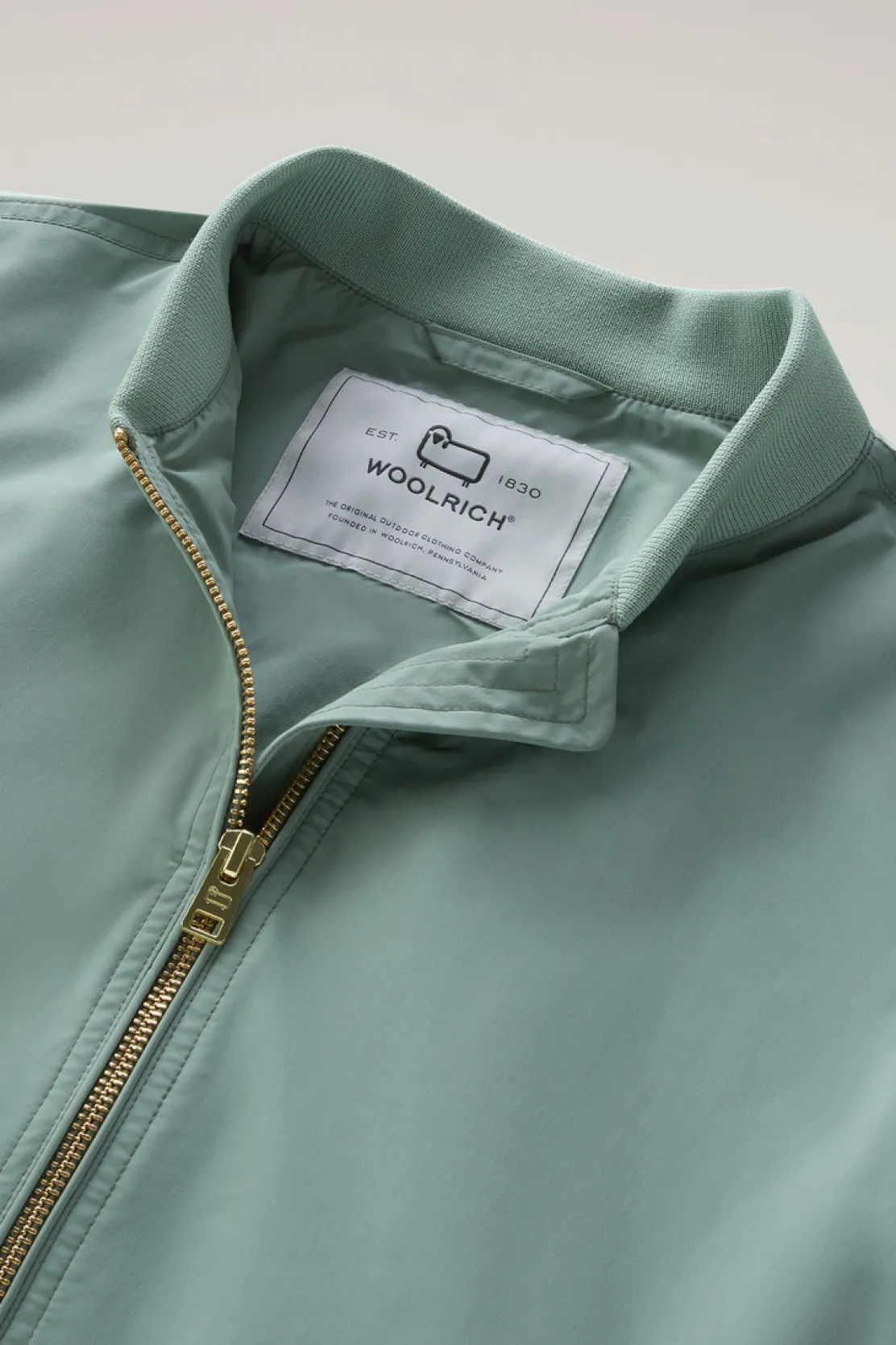 Bomber>Woolrich Bomber Charlotte In Urban Touch Sage
