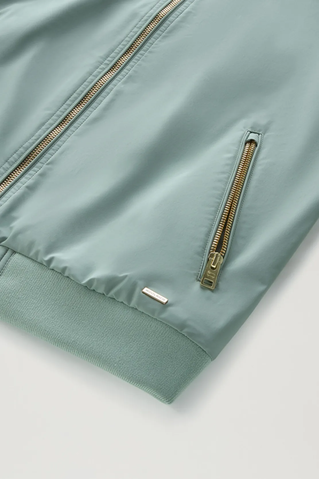 Bomber>Woolrich Bomber Charlotte In Urban Touch Sage