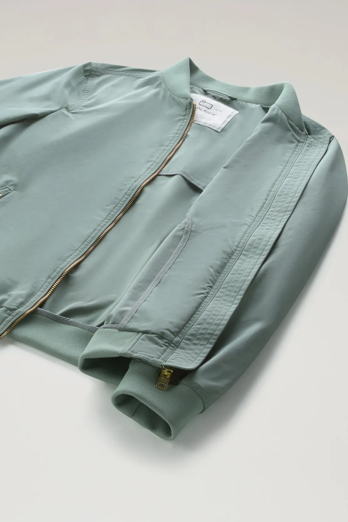 Bomber>Woolrich Bomber Charlotte In Urban Touch Sage