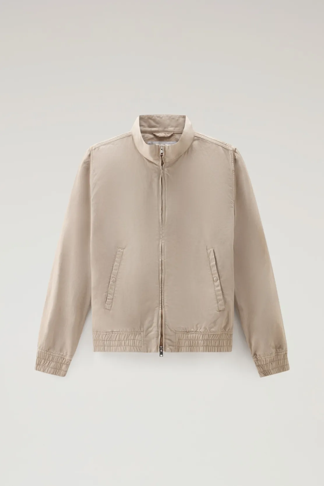 Bomber>Woolrich Bomber In Misto Cotone E Lino Rope