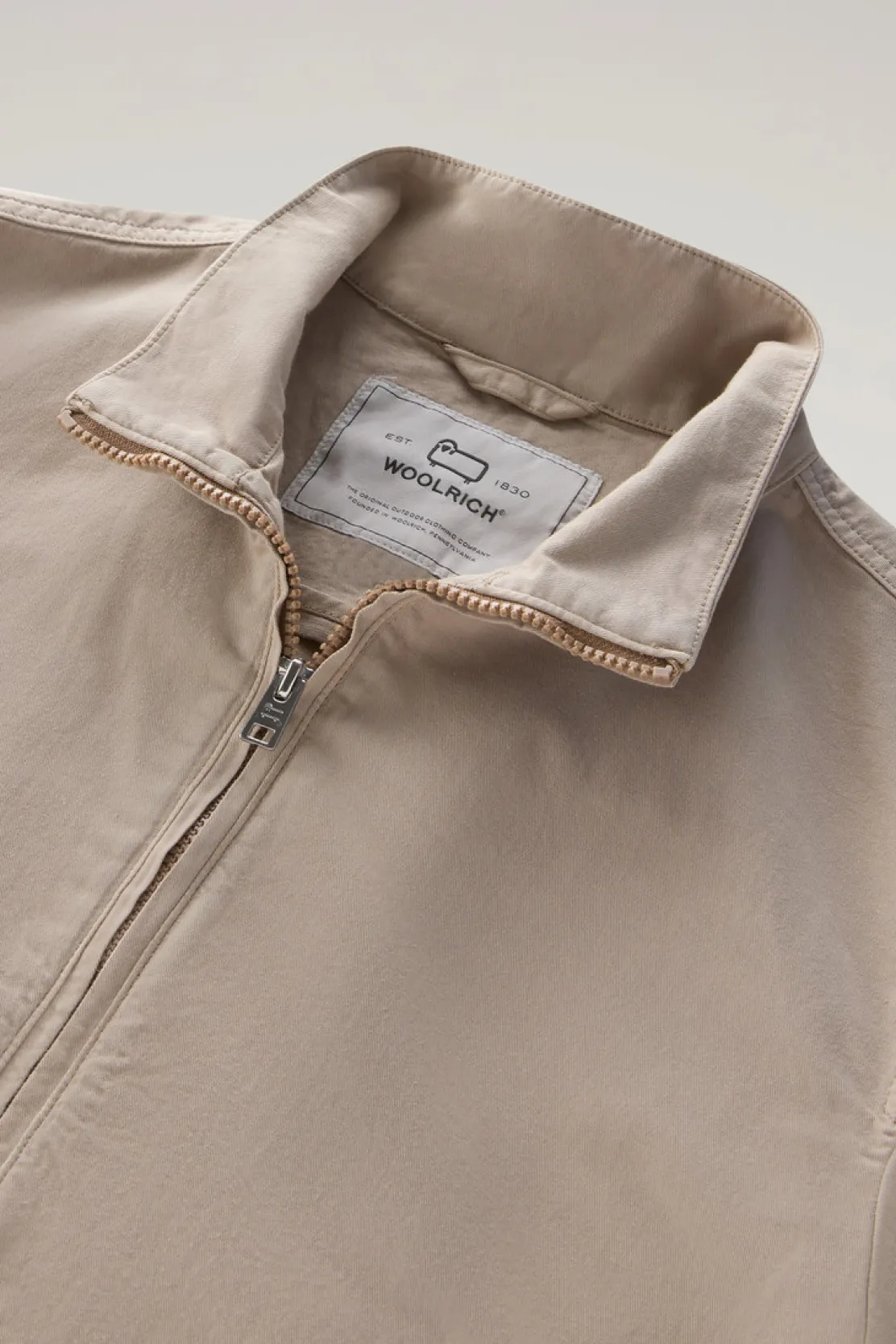 Bomber>Woolrich Bomber In Misto Cotone E Lino Rope