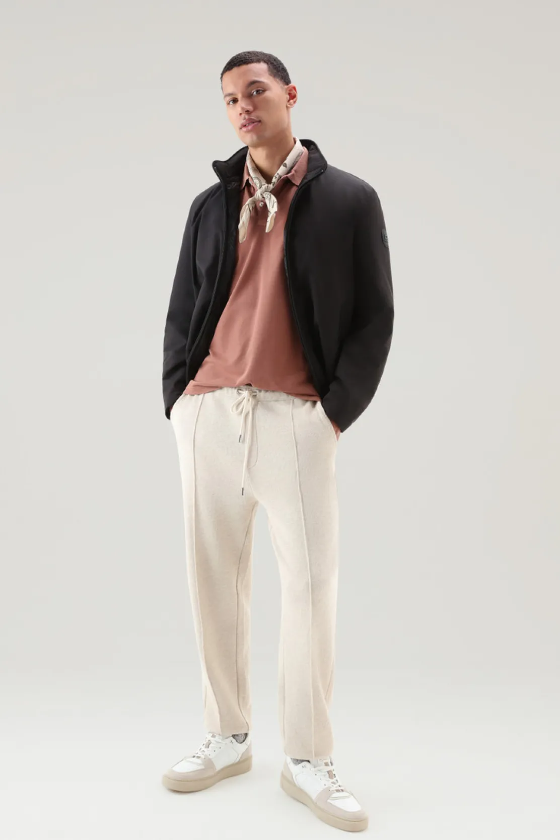 Bomber|Impermeabili>Woolrich Bomber Sailing Imbottito Black