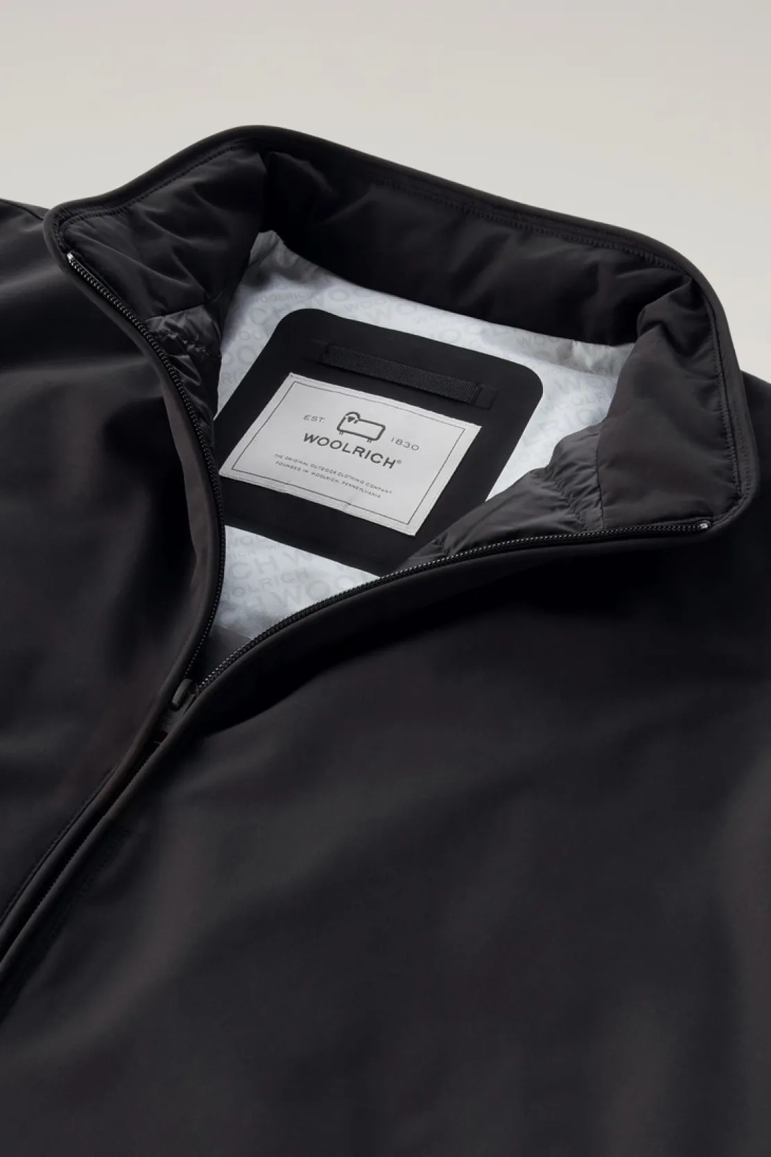 Bomber|Impermeabili>Woolrich Bomber Sailing Imbottito Black
