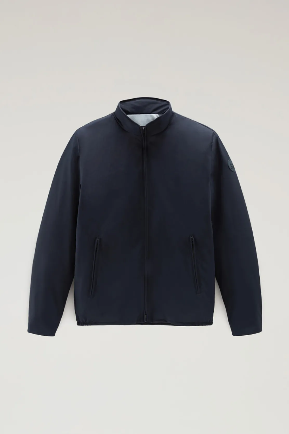 Bomber|Impermeabili>Woolrich Bomber Sailing Imbottito Melton Blue