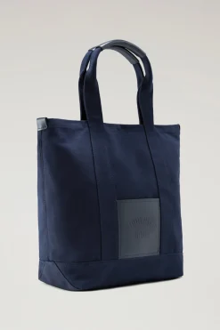 Borse|Borse>Woolrich Borsa Premium Tote Navy