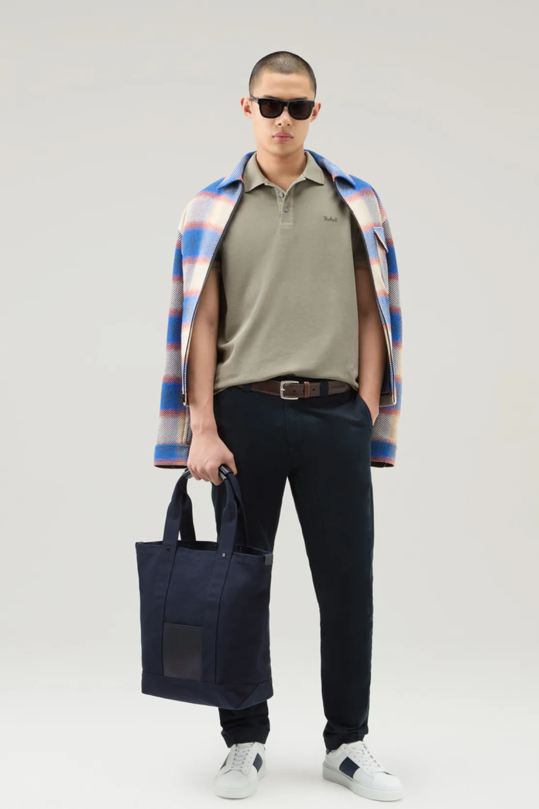 Borse|Borse>Woolrich Borsa Premium Tote Navy