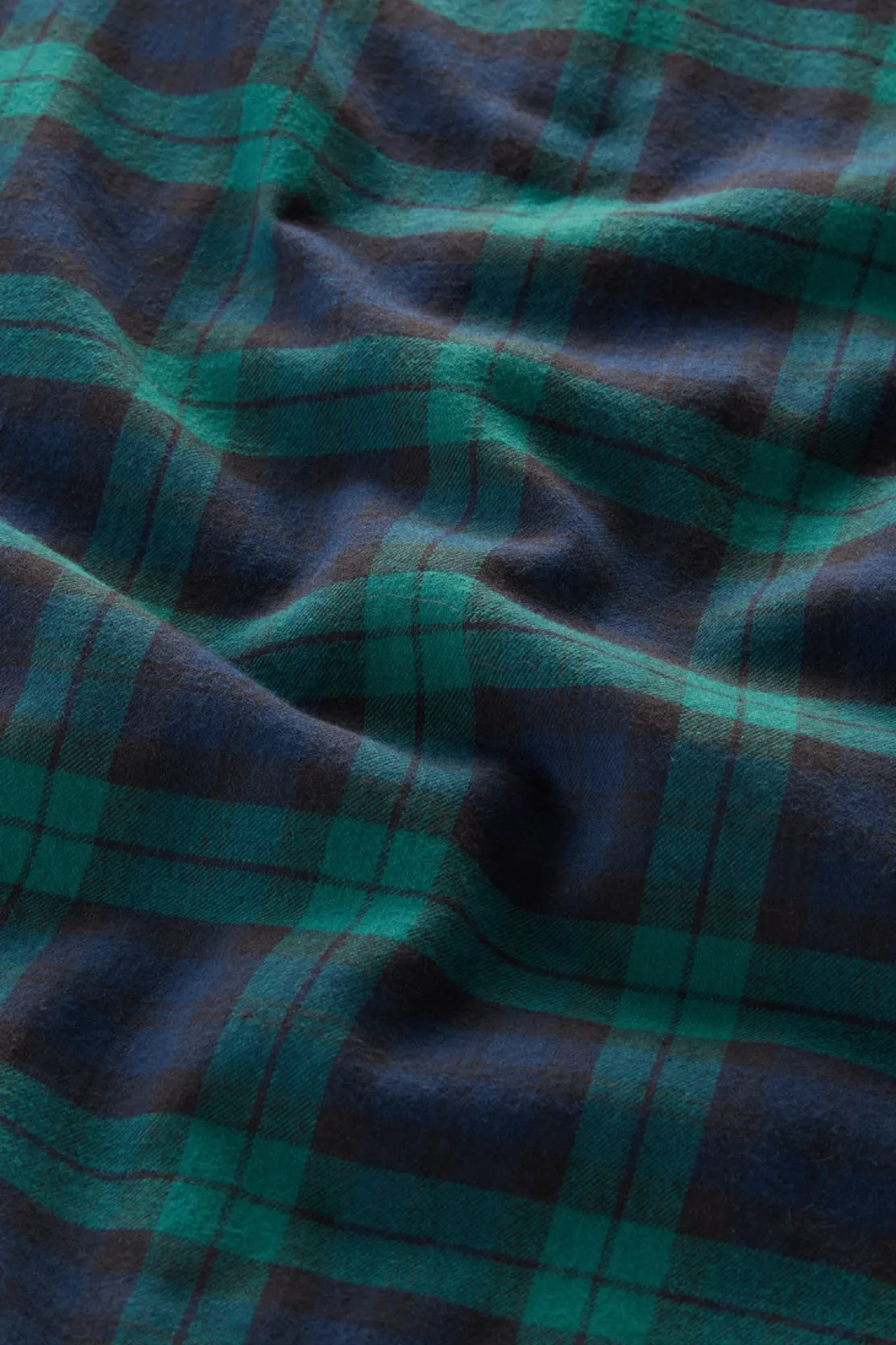 Camicie>Woolrich Camicia A Quadri In Flanella Leggera Black Watch