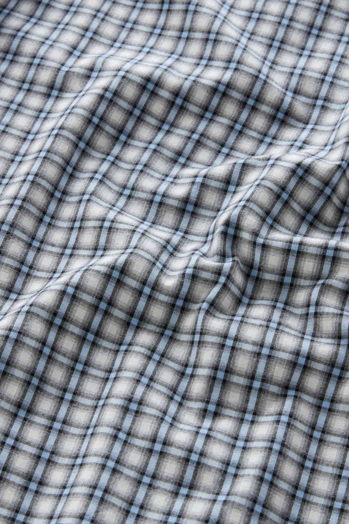 Camicie>Woolrich Camicia A Quadri In Puro Cotone Micro Check Sea Breeze