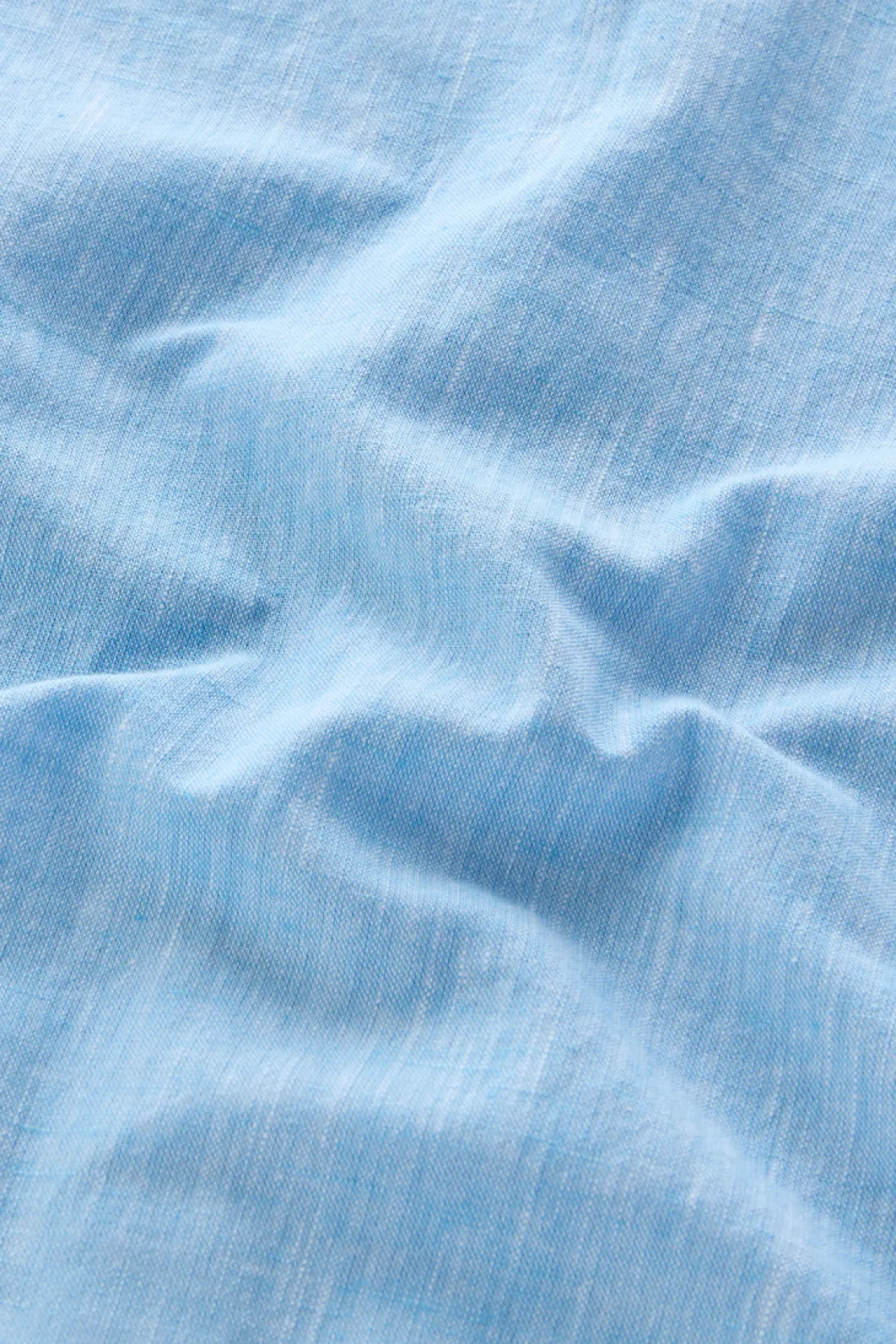 Abbigliamento>Woolrich Camicia Alla Coreana Da Bambino In Misto Lino E Cotone Sea Breeze