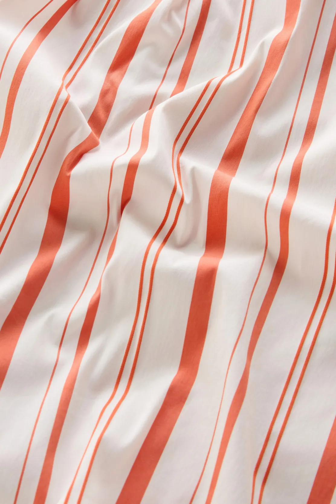 Camicie e giacche a camicia>Woolrich Camicia In Popeline Di Misto Cotone A Righe Plaster White Stripe