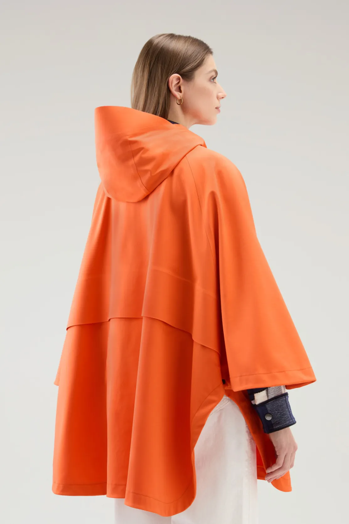 Giacche>Woolrich Cappa In Nylon High Tech Con Cappuccio Koi