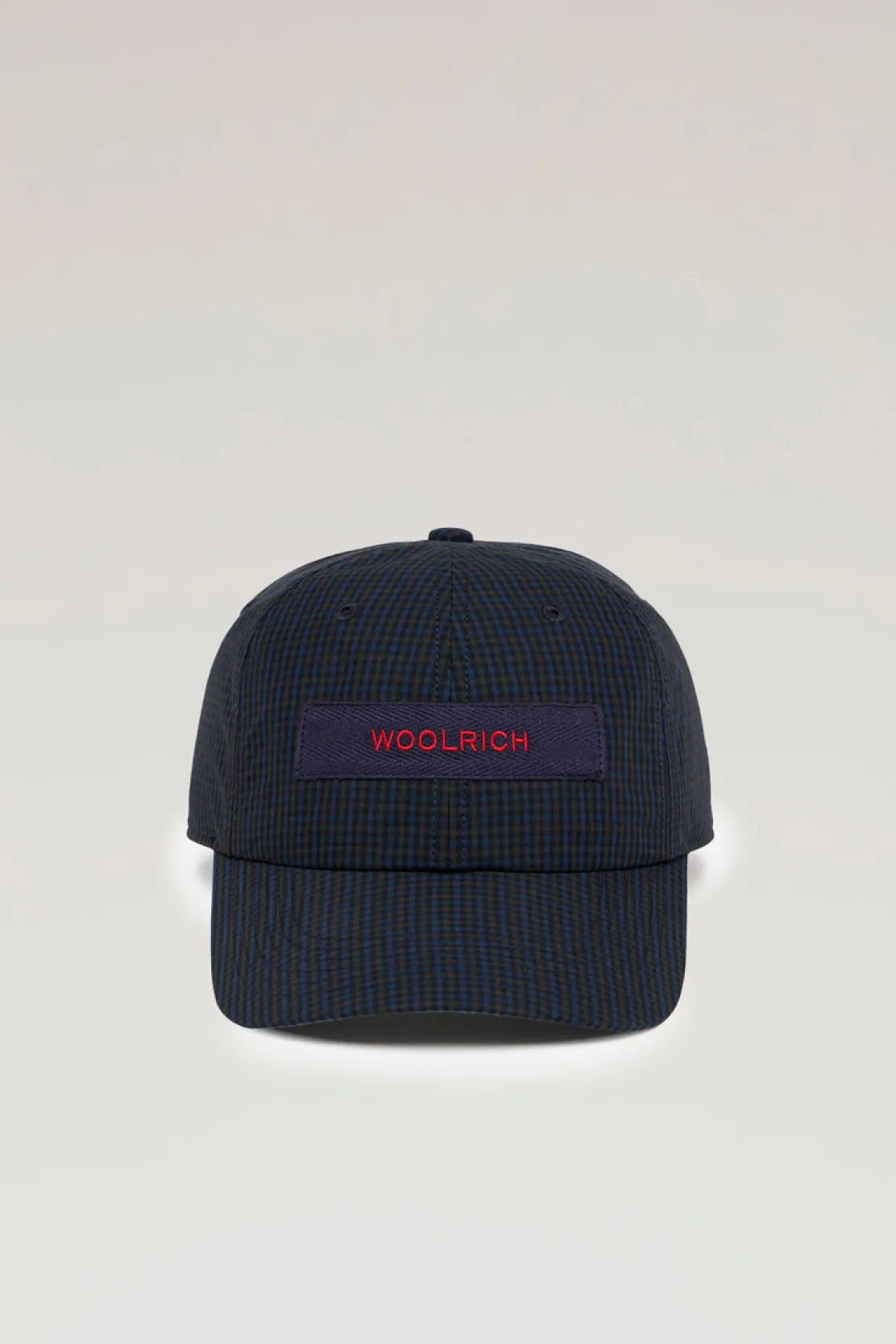 Outdoor Label Designed in Japan|Cappelli e berretti>Woolrich Cappellino In Misto Nylon CORDURA E Cotone Typewriter Navy Check