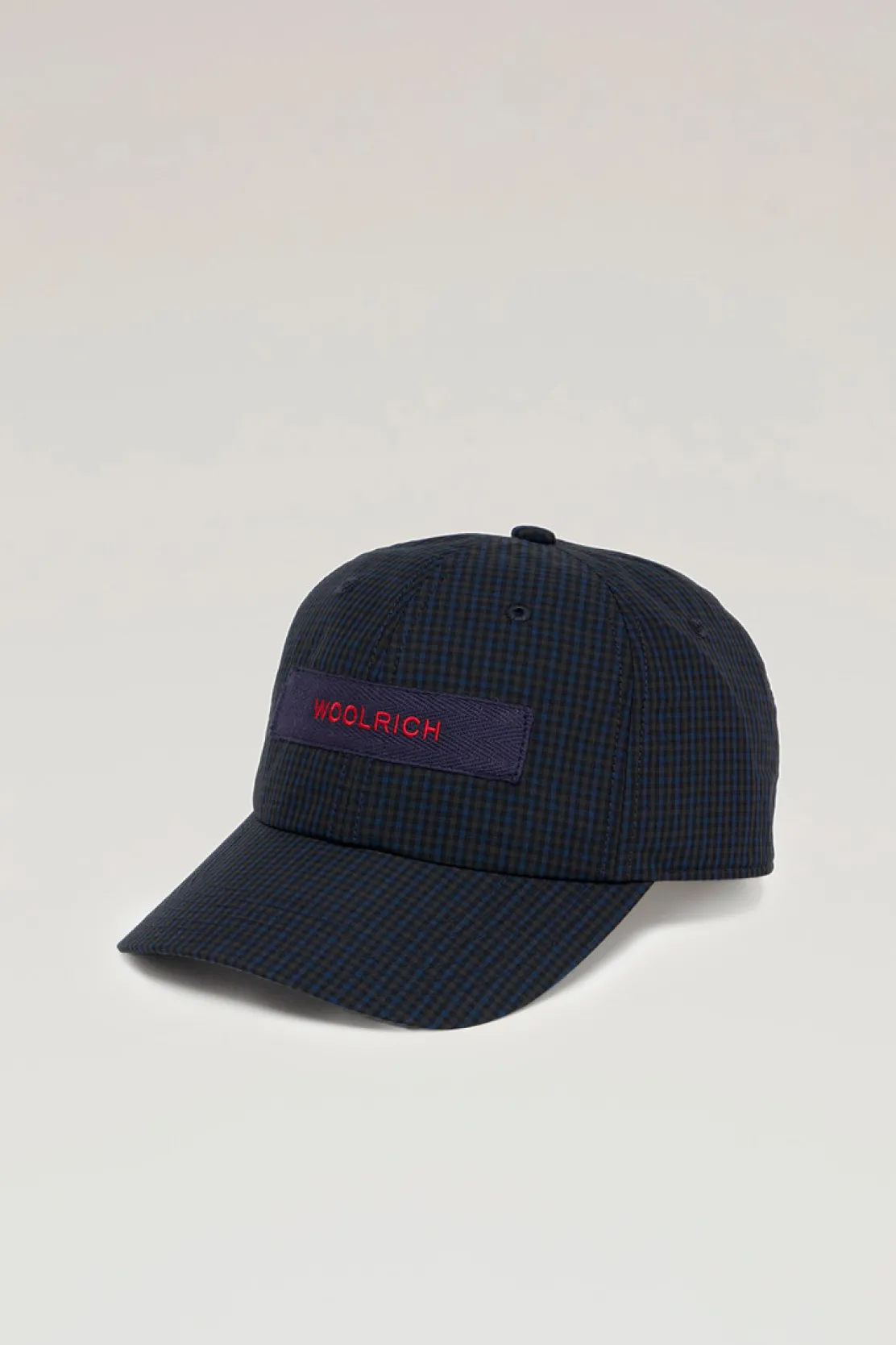 Outdoor Label Designed in Japan|Cappelli e berretti>Woolrich Cappellino In Misto Nylon CORDURA E Cotone Typewriter Navy Check