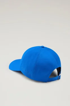 Cappelli e berretti|Cappelli>Woolrich Cappellino In Twill Di Puro Cotone Snorkel Blue