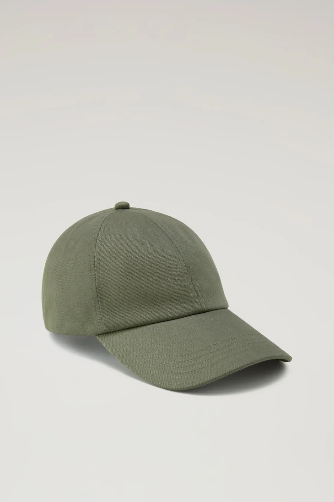 Cappelli e berretti|Cappelli>Woolrich Cappellino In Twill Di Puro Cotone Lake Olive