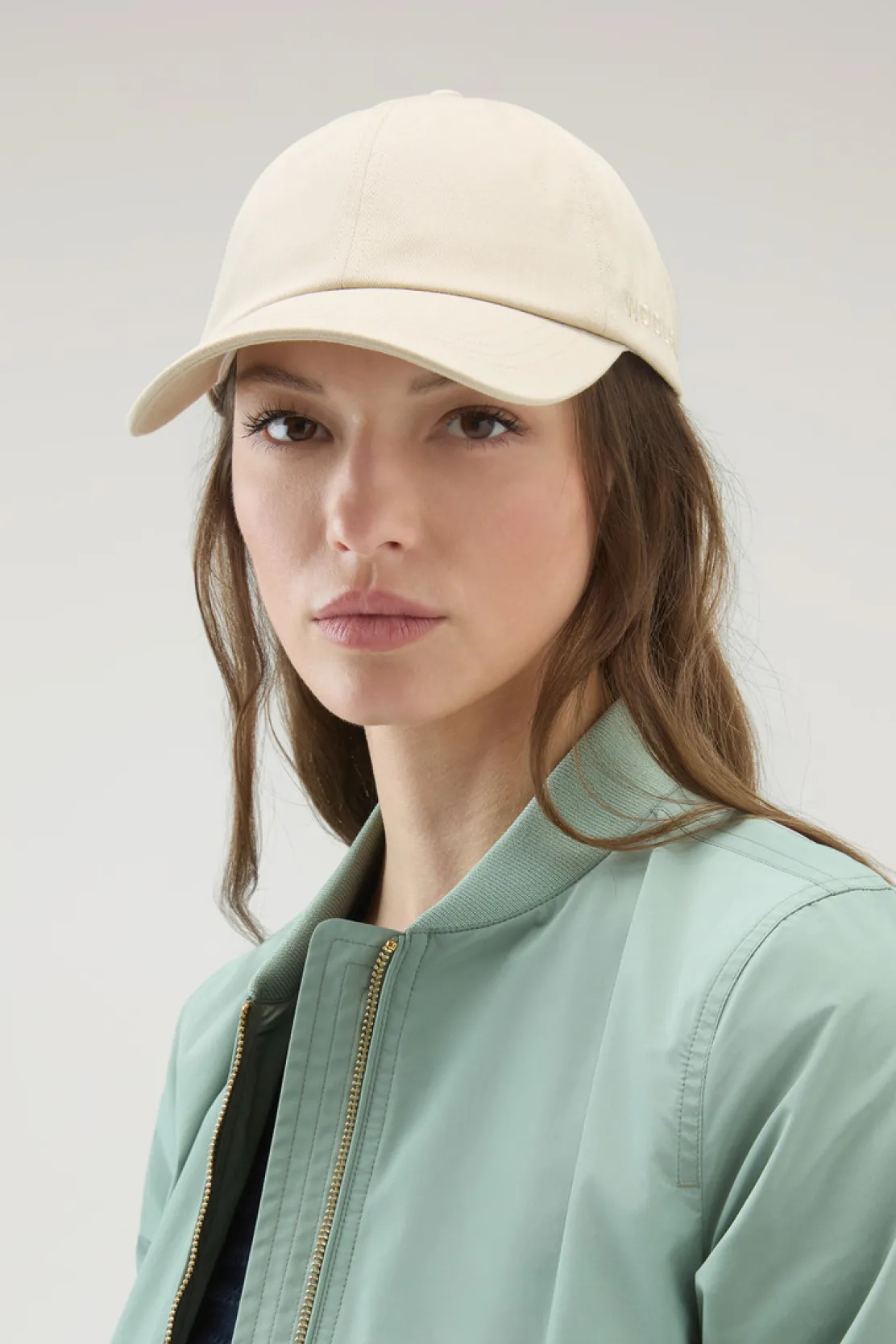 Cappelli e berretti|Cappelli>Woolrich Cappellino In Twill Di Puro Cotone Beach Sand