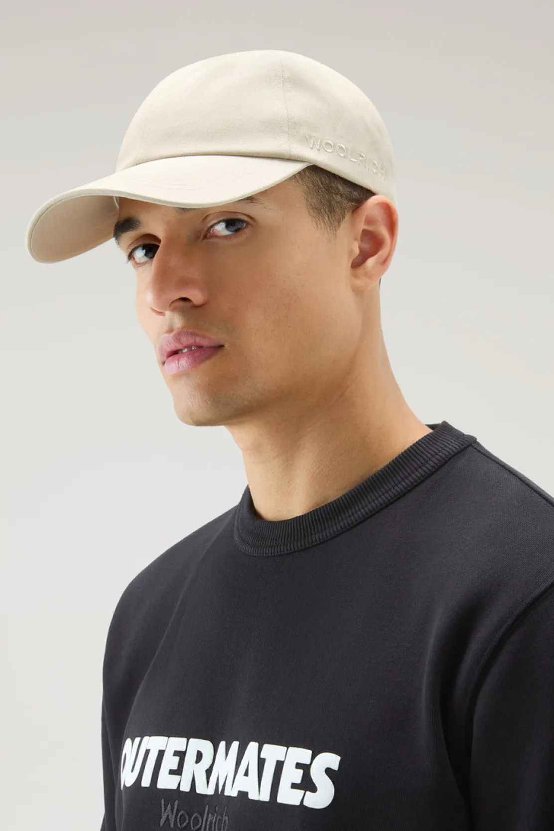 Cappelli e berretti|Cappelli>Woolrich Cappellino In Twill Di Puro Cotone Beach Sand