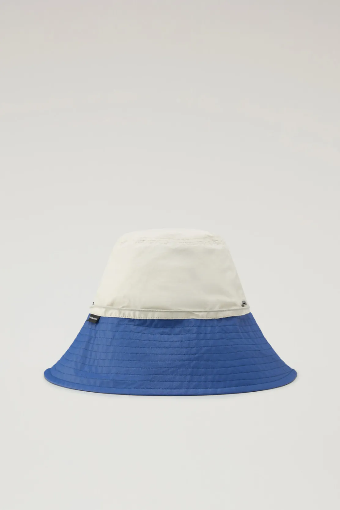 Cappelli>Woolrich Cappello Da Pioggia In Misto Cotone E Nylon Light Oak