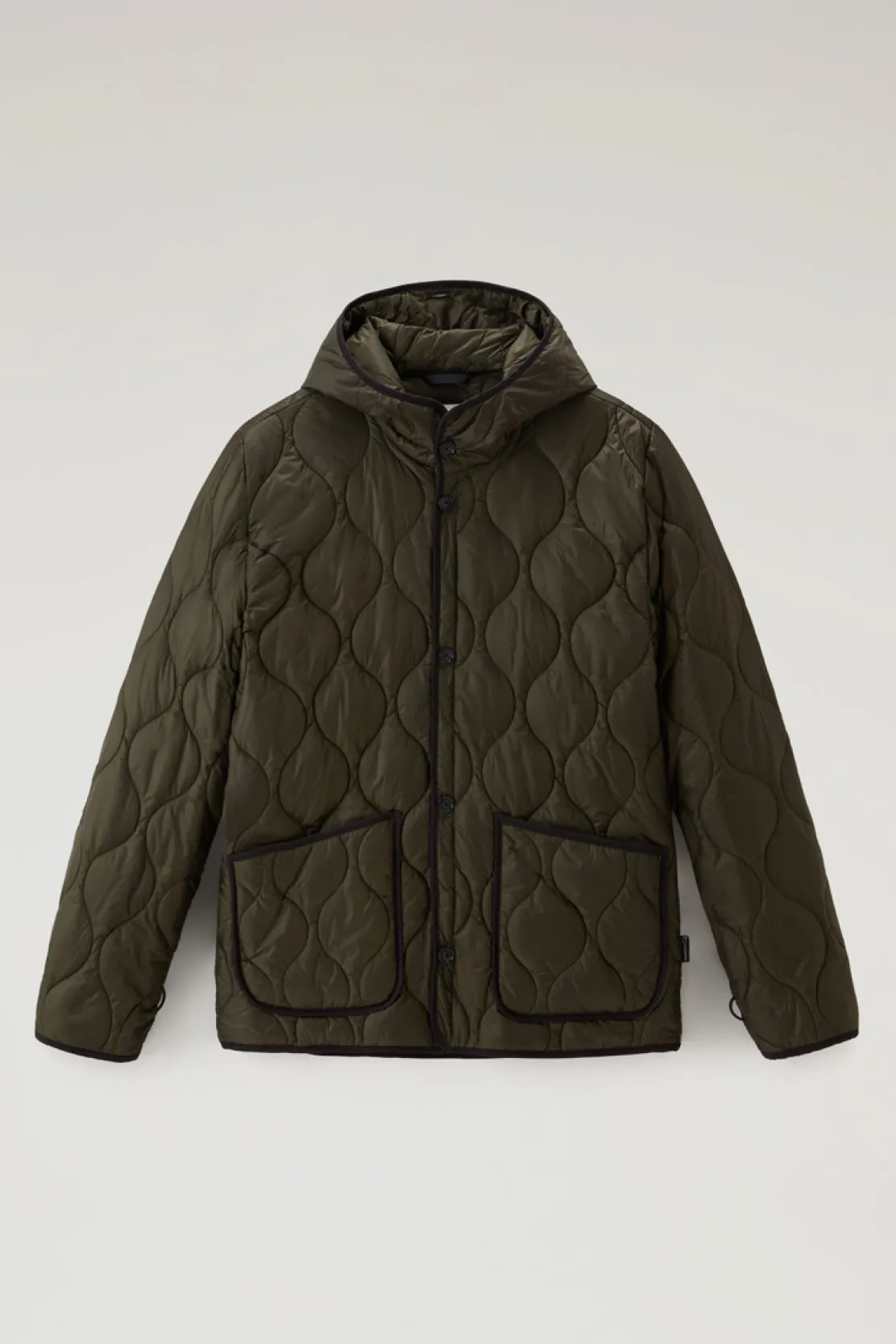 Cappotti|Impermeabili>Woolrich Cappotto 3 In 1 In Nylon Elasticizzato Con Giacca Trapuntata Removibile Melton Blue