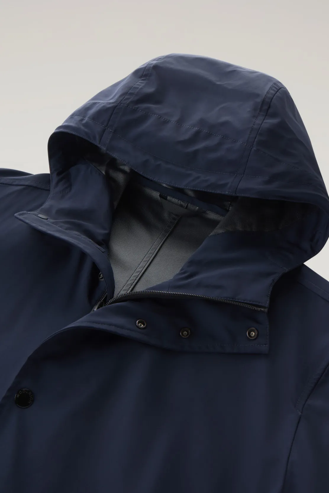 Cappotti|Impermeabili>Woolrich Cappotto 3 In 1 In Nylon Elasticizzato Con Giacca Trapuntata Removibile Melton Blue