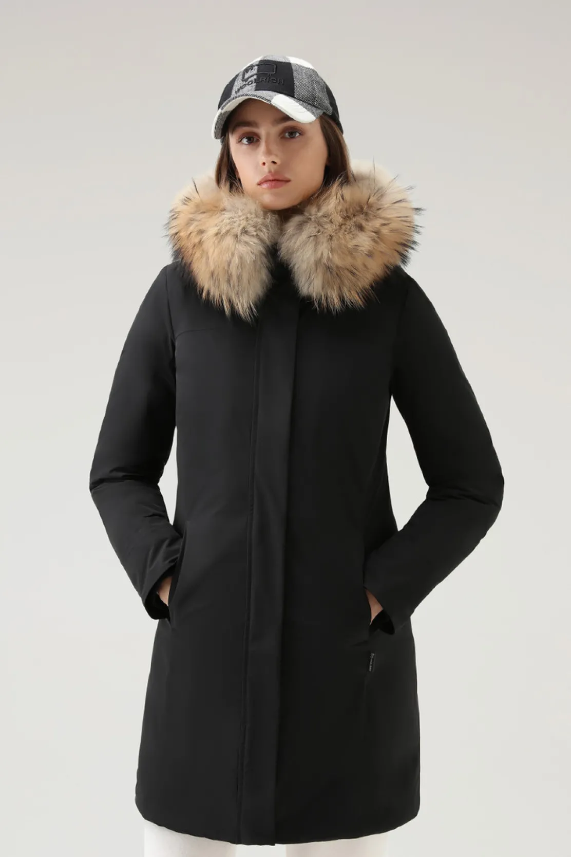 Cappotti|Parka>Woolrich Cappotto Boulder In Urban Touch Black